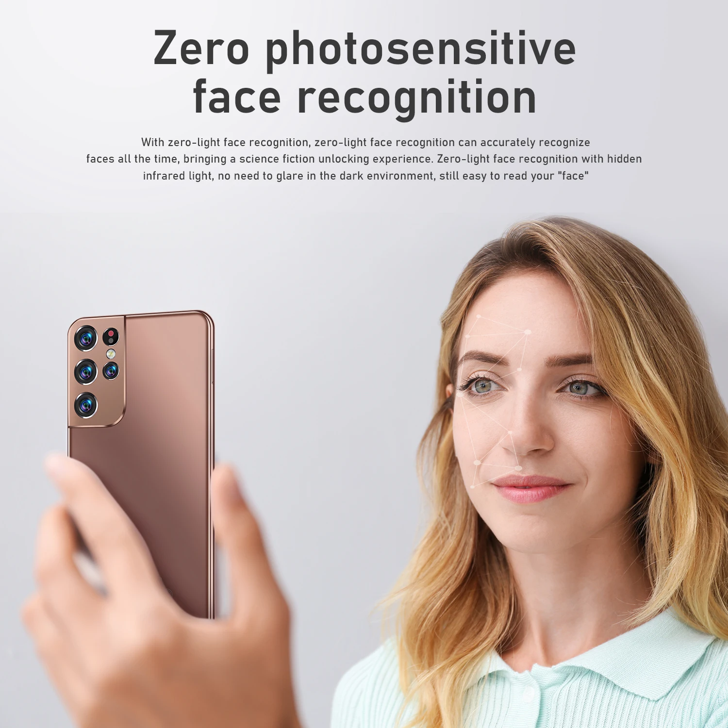 

2021 New Global Version S21+ Ultra 6.7inch Smartlphone HD+Water Drop Screen 12+512GB Support Face ID 4G/5G Internet Cellphone