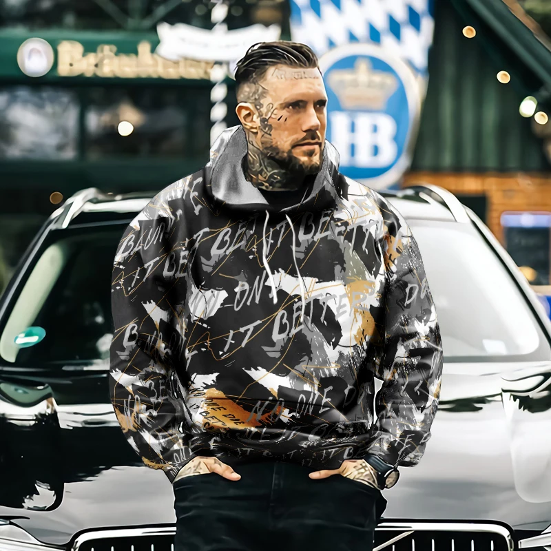 

2021 Autumn And Winter New Hip-hop Fashion Casual Street European And American Trend Hoodies Men And Women Tops