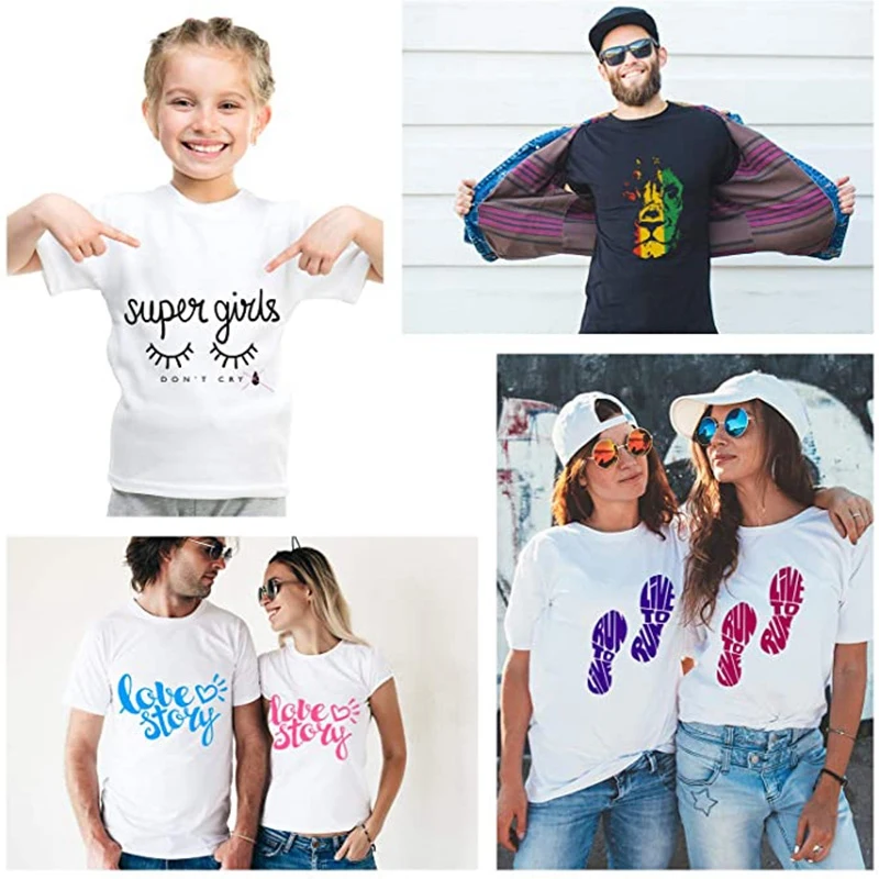 30 шт. набор для передачи тепла постоянная клейкая бумага переноса DIY Футболки