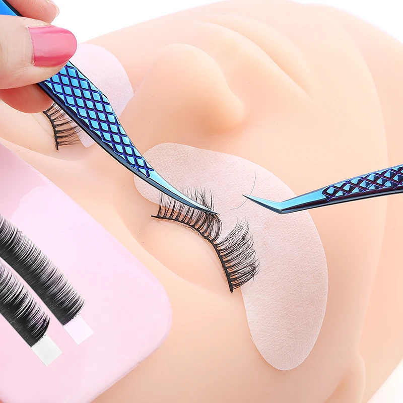 1 Pcs Eyelashes Tweezers Stainless Steel superhard Tweezers High Precision Anti-static tweezers for Eyelash Extensions
