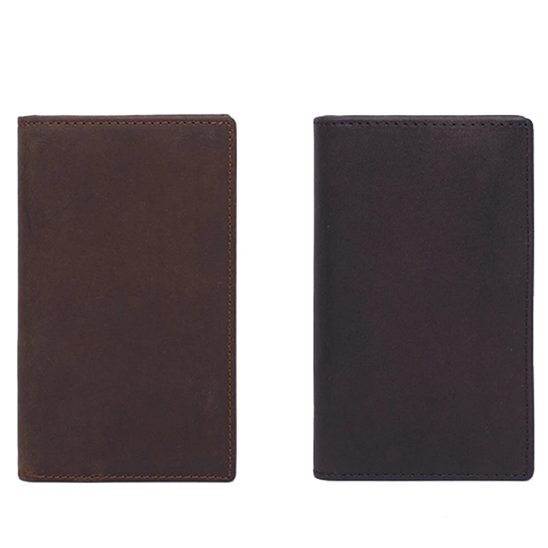 

Vintage Handmade Long Men Wallets Large Bifold with RFID Blocking ID Window LX9F