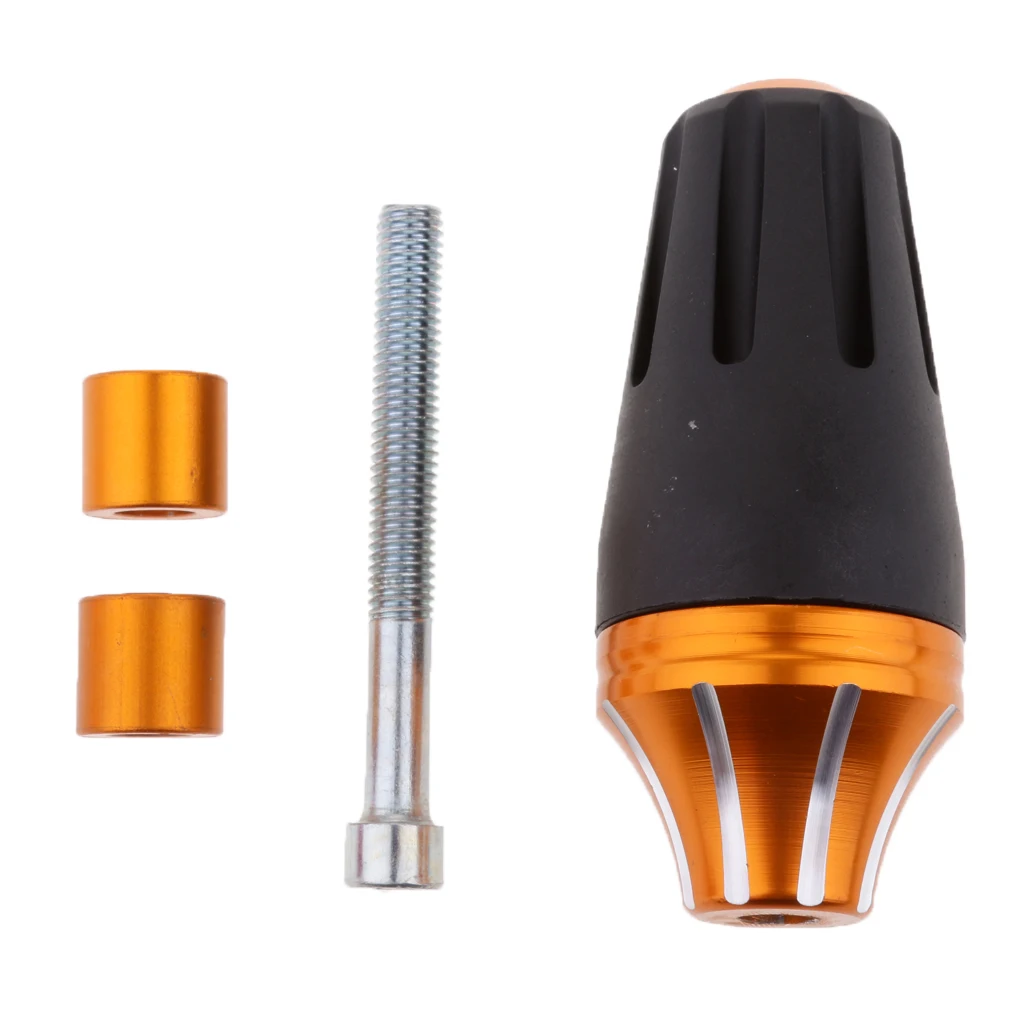 

Motor / Motorcycle / Motorbike CNC Frame Slider Falling Crash Protector Orange & Red