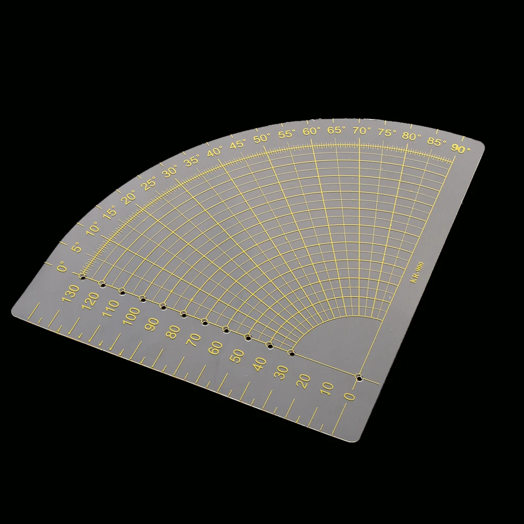 Шаблон лоскутного шитья в форме сектора инструмент линейки 1 штука|Швейные