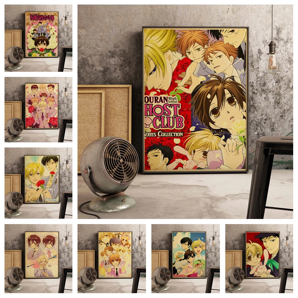 

Классическая японская аниме ученика старшей школы, высококачественный постер на холсте в стиле ретро, картина для бара, детской комнаты, гостиной, художественное настенное украшение, картина