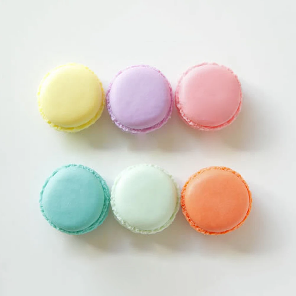 Мини Макаруны конфетных цветов серьги ожерелье коробка для хранения ювелирных