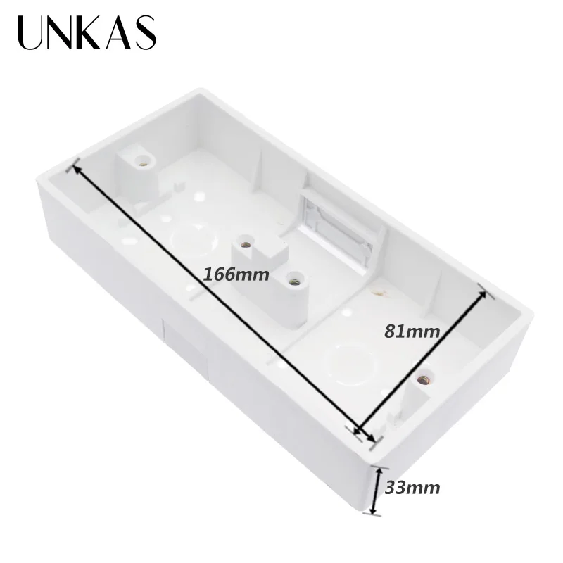 Внешний монтажный ящик UNKAS 172 мм * 86 33 для типов двойных сенсорных переключателей