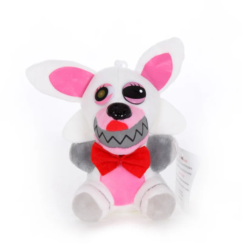 White 1 шт. 15-25 см поступление пять ночей у Фредди 4 FNAF плюшевые игрушки подвесной зажим брелок мягкие игрушки для подарки для детей - Цвет: White