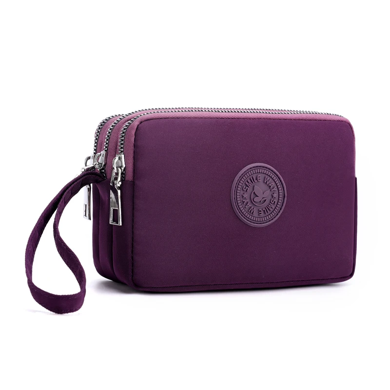 3 слоя холщовые кошельки 5 цветов женская ключница для телефона короткий кошелек