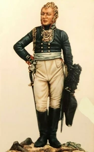 132 54 мм старинная стойка офицера России (с основанием) Фотоэлементы миниатюрная gk Неокрашенная сборка