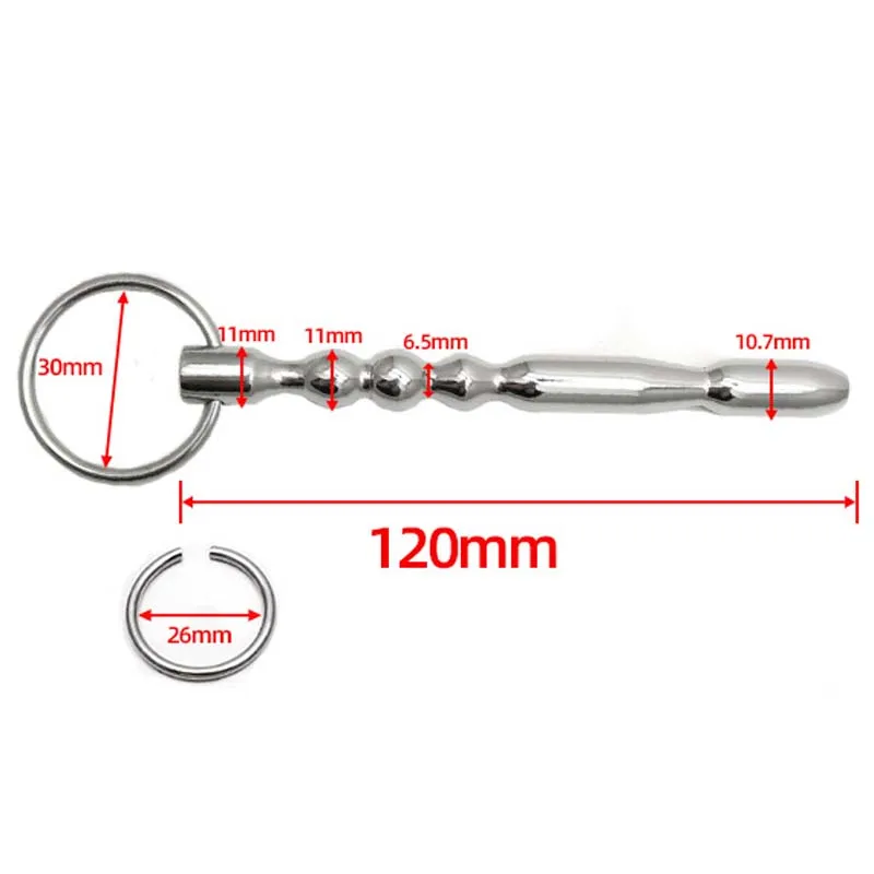 304 пробка для пениса из нержавеющей стали бусины мужской уретральный звуковой