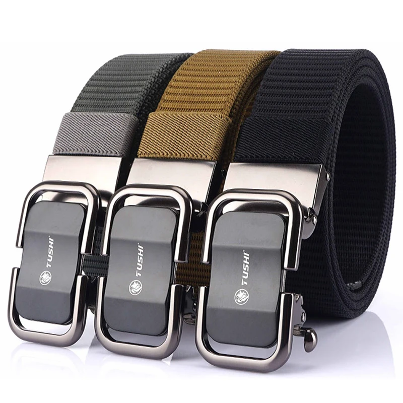 MEDYLA Для мужчин тактические пояса Advanced черный автоматическая пряжка нейлоновый