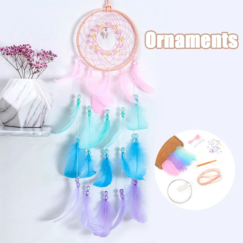 

1pcs Colorful Dream Catchers Bedroom Wall Hanging Decoration Window Wall Art Ornament Handmade Craft Gift Boho Home Decor