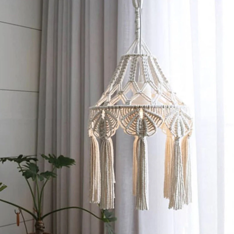 Богемный макраме настенный гобелен Ins стиль ручной работы девушка сердце спальня