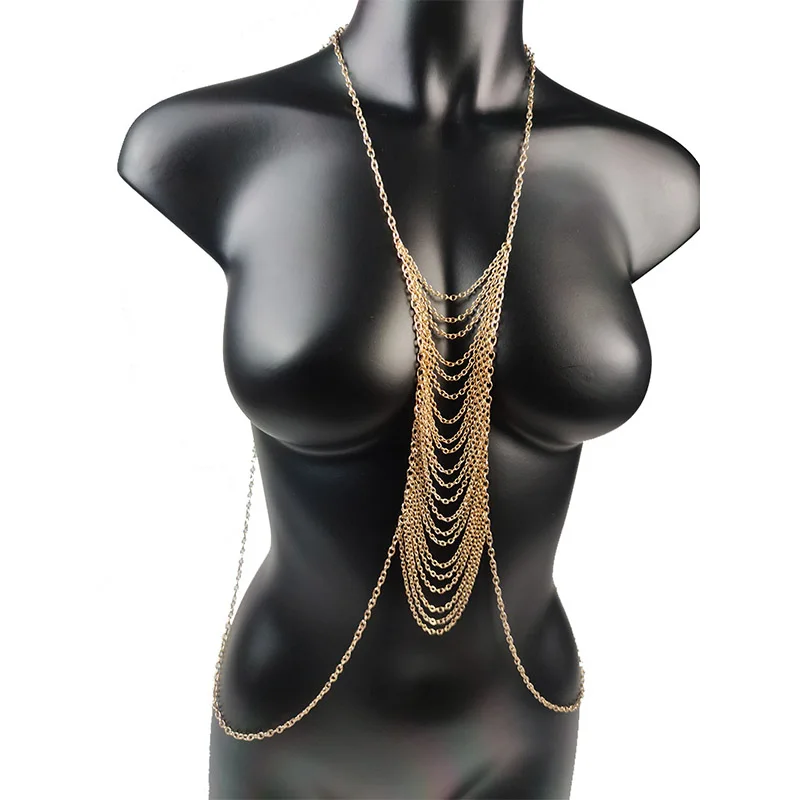 Цепочка на живот Женская многослойная бикини-платье модное Ювелирное Украшение