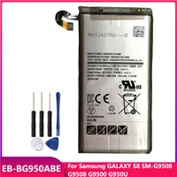 original phone battery eb bg950abe for samsung galaxy s8 sm g9508 g9508 g9500 g950u replacement rechargable batteries 3000mah