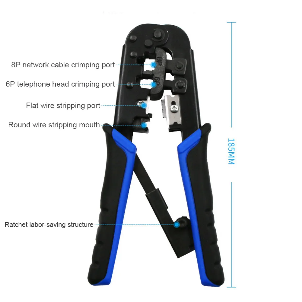 Новинка щипцы для обжима кабеля RG45/11 многофункциональный инструмент