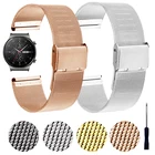 Ремешок Миланская петля из нержавеющей стали для HUAWEI WATCH GT 2 Pro gt2pro, браслет для наручных часов HONOR GS Magic ES 20 мм 22 мм
