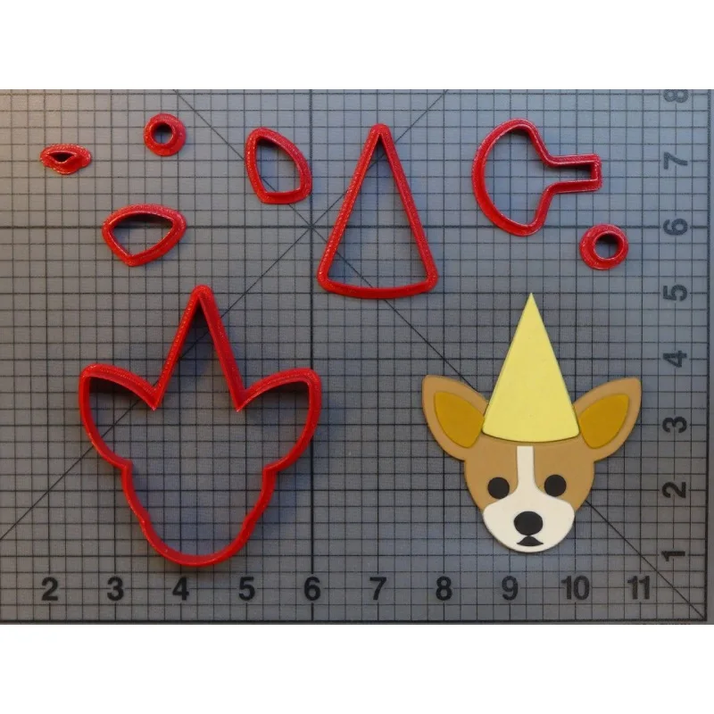 Симпатичное животное в форме собаки на день рождения Чихуахуа корги Хаски мопса