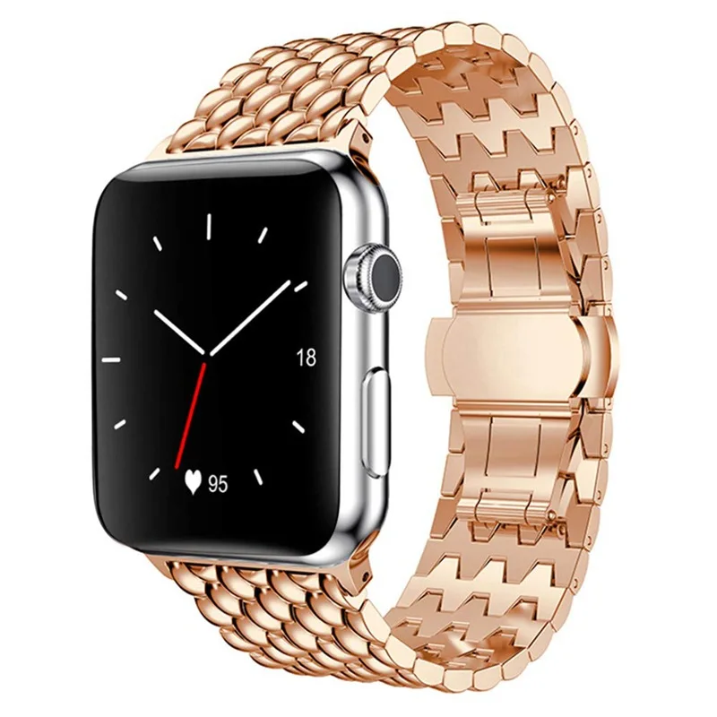 

Stainless Steel Bracelet For Apple Watch 6 Band SE Strap 44mm 40mm iWatch 5 4 Watchbands For Applewatch 3 42mm 38mm Bands