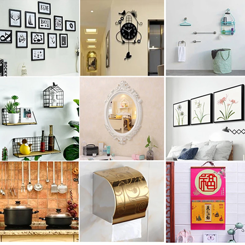 4/12 шт. Вышивка крестом настенная живопись отверстие крючок самоклеящийся для