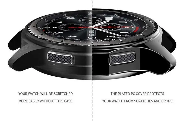 Мягкий ТПУ покрытием защитный бампер, чехол для samsung gear S3 Frontier SM-R760 и Galaxy Watch 46 мм SM-R800 аксессуары для часов