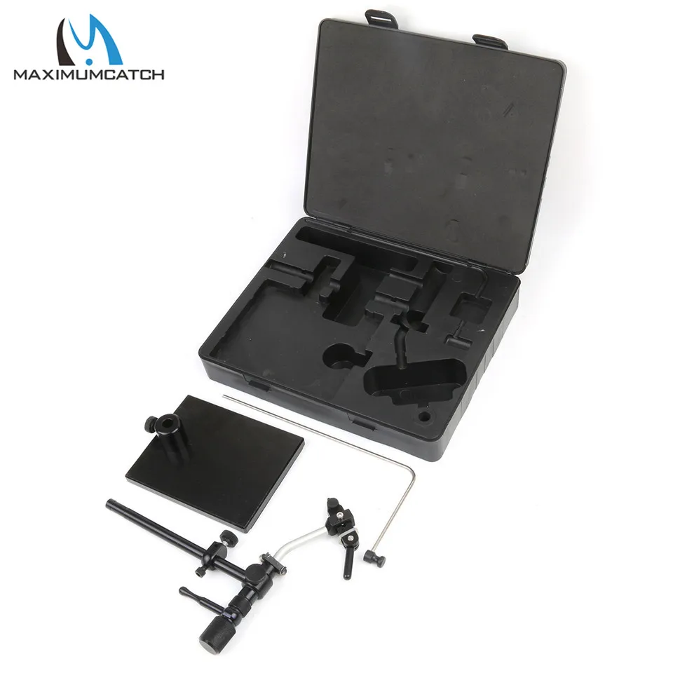 Поворотные зажимы Maximumcatch для путешествий вязания мушек из сплава с основанием