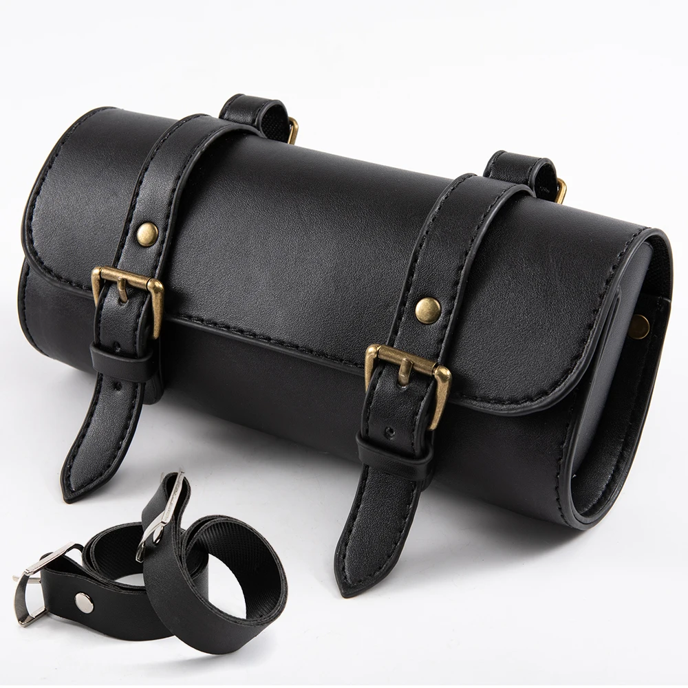 Мотоциклетная седельная сумка кожаные седла чемоданы из полиуретана для