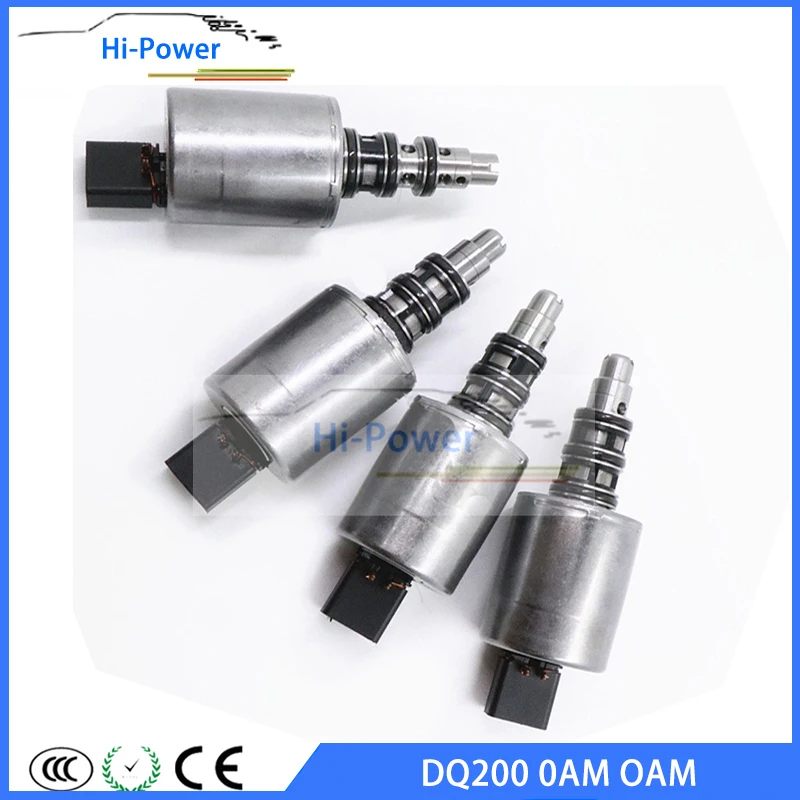 

4PCSx DSG DQ200 0AM OAM 7-Speed 13150568 13150457 Transmission oil control Solenoids Pack Remanufactured Tested OEM