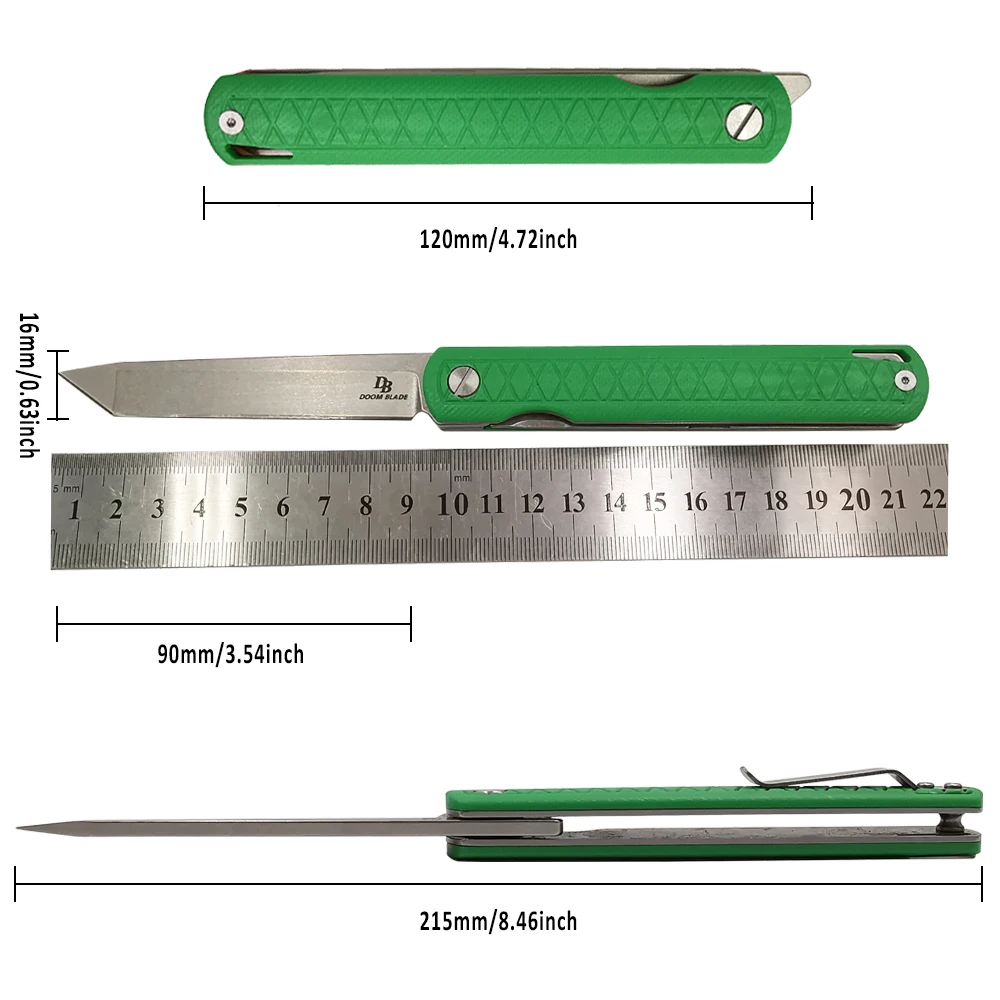 60 61HRC D2 лезвие G10 Ручка складной Ножи Рыбалка уличный карманный нож инструменты