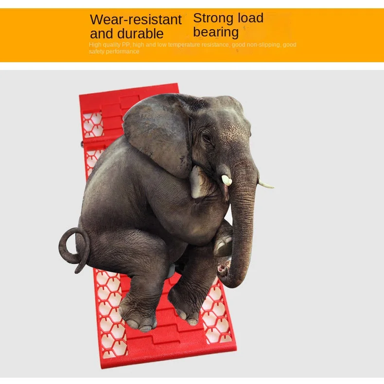 Автомобильная спасательная доска для снега складная противоскользящая