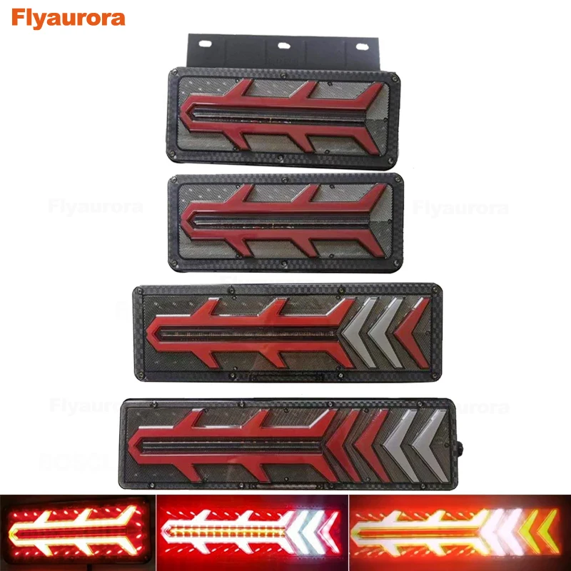 2 шт. светодиодные задние фонари для грузовиков 24 В|Фара авто в сборе| |