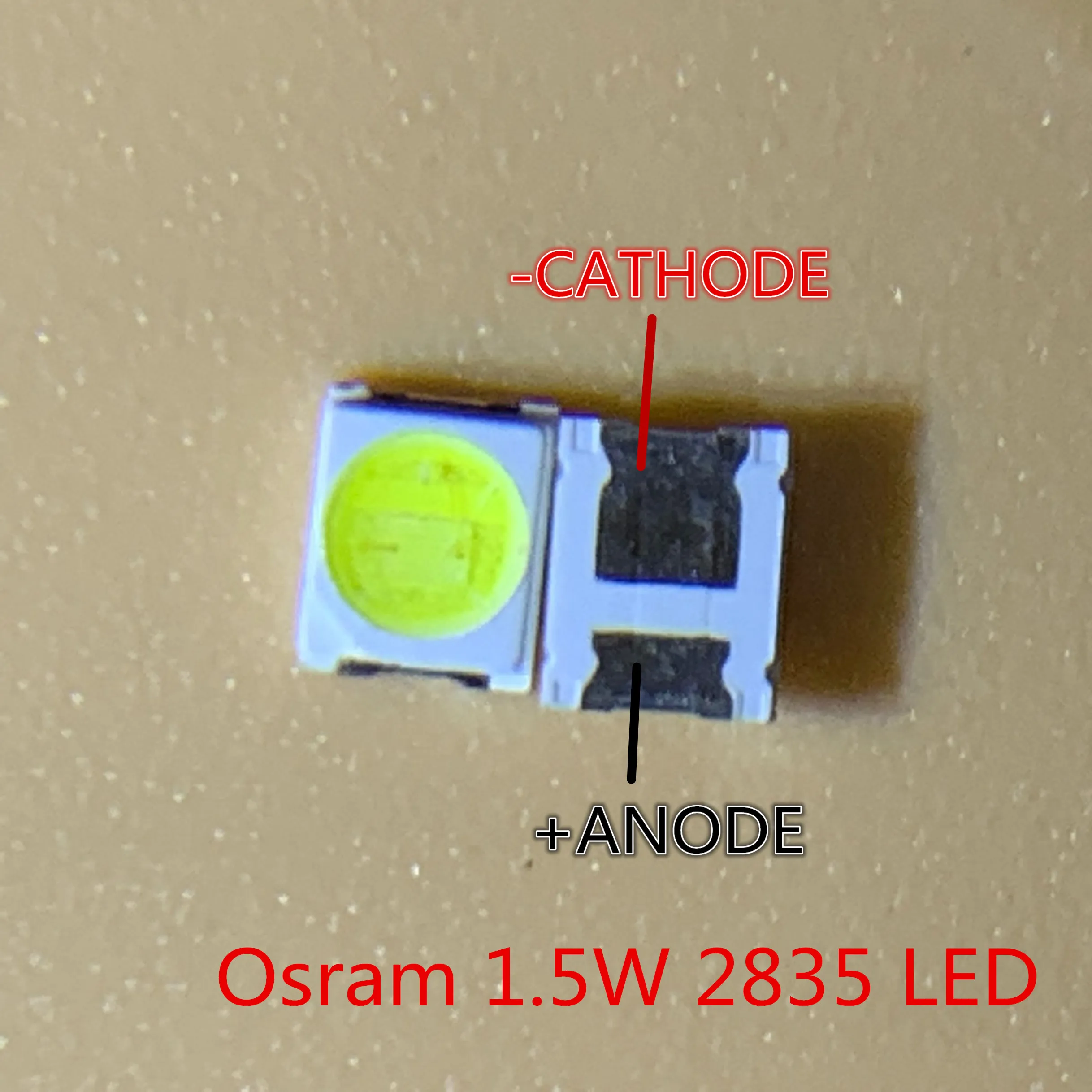 2835 Universal OSRAM 1000 шт. OSRAM сменный lg jufei высокомощный светодиодный 1 Вт 3 В-3,6 В 1210 3528 ТВ 2835 92лм ТВ ПОДСВЕТКА бисер 300 мА 350мА холодный и белый - Цвет: 2835 Universal OSRAM