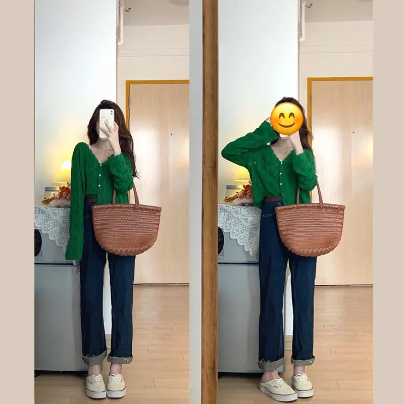Women's Sets Oversized Early Autumn New Chic Net Red Cool Salt Girls Wear Two-piece Suit with Fried Street Jeans |
