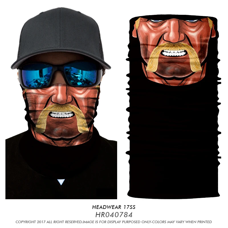 Бесшовные шарфы 3D многофункциональная повязка на голову с волшебным мультяшным