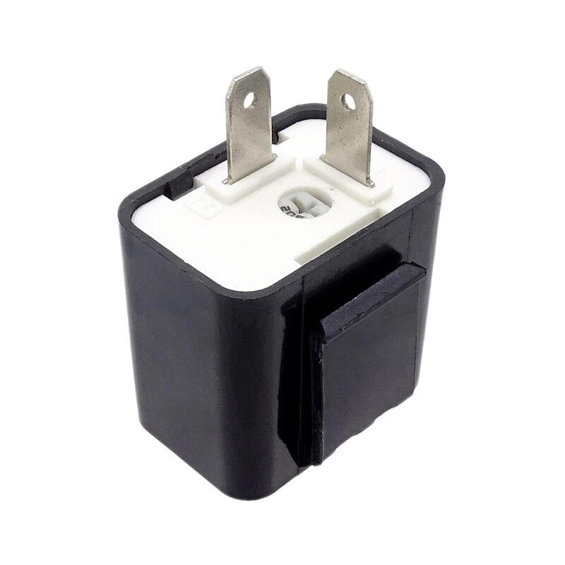 

LED Flasher 12V 2 Pin Frequency Relay Turn Signal Indicator Motorcycle Motorbike Fix Motorcycle Flasher Multiple Protection Safe
