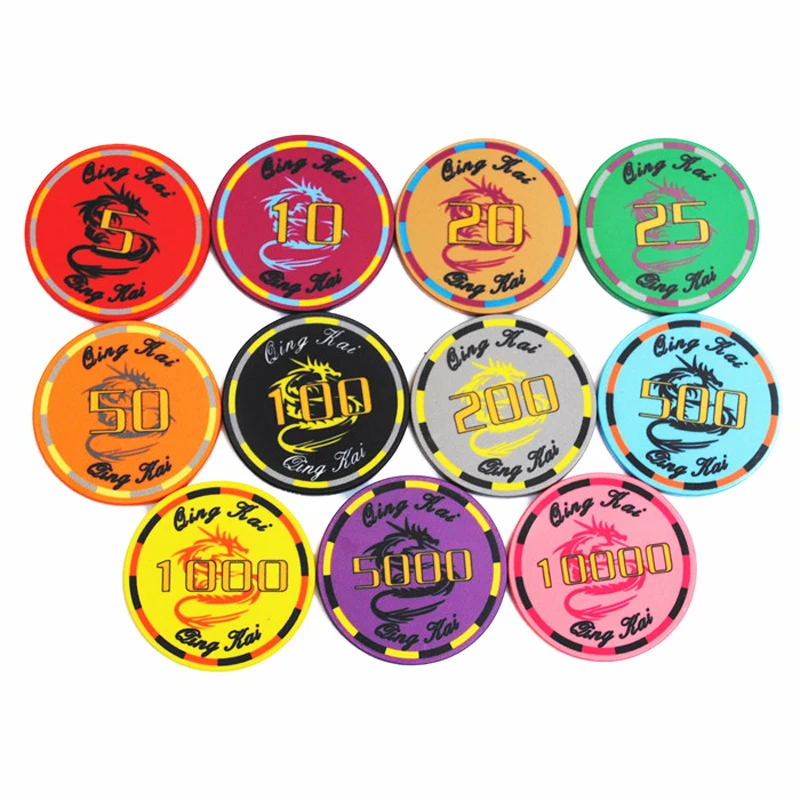 20 шт./партия хит ETP керамический Дракон дизайнерский комплект для покера фишки Texas