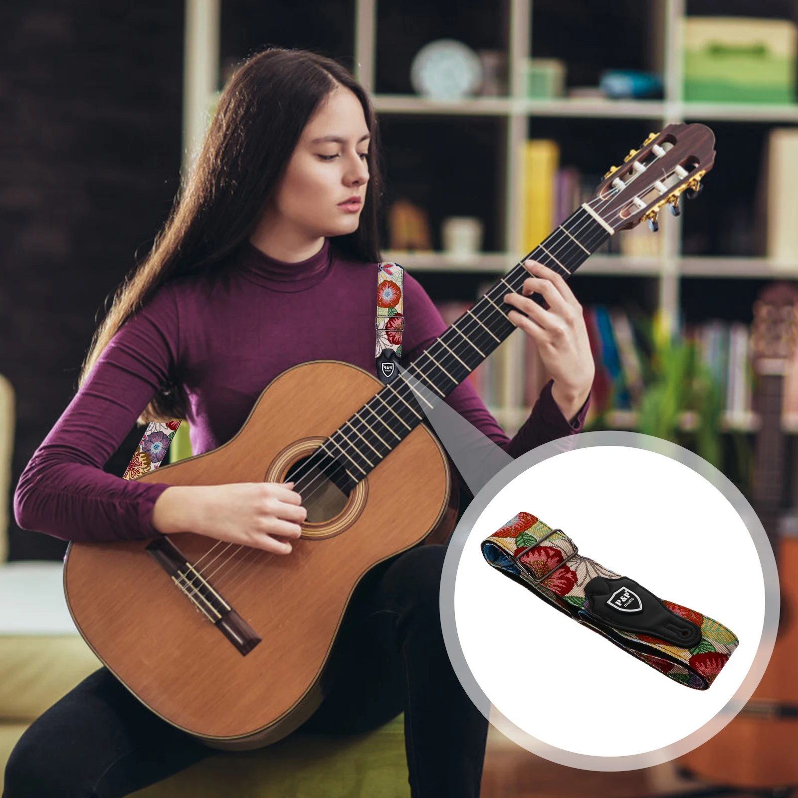 

Ukulele Strap Adjustable Comfortable Guitar Sling Belt Replacement Supply