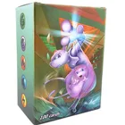 100 шт. серии карты покемонов GX MEGA TAG команда EX TAKARA TOMY карточная игра Боевая карта с коробкой