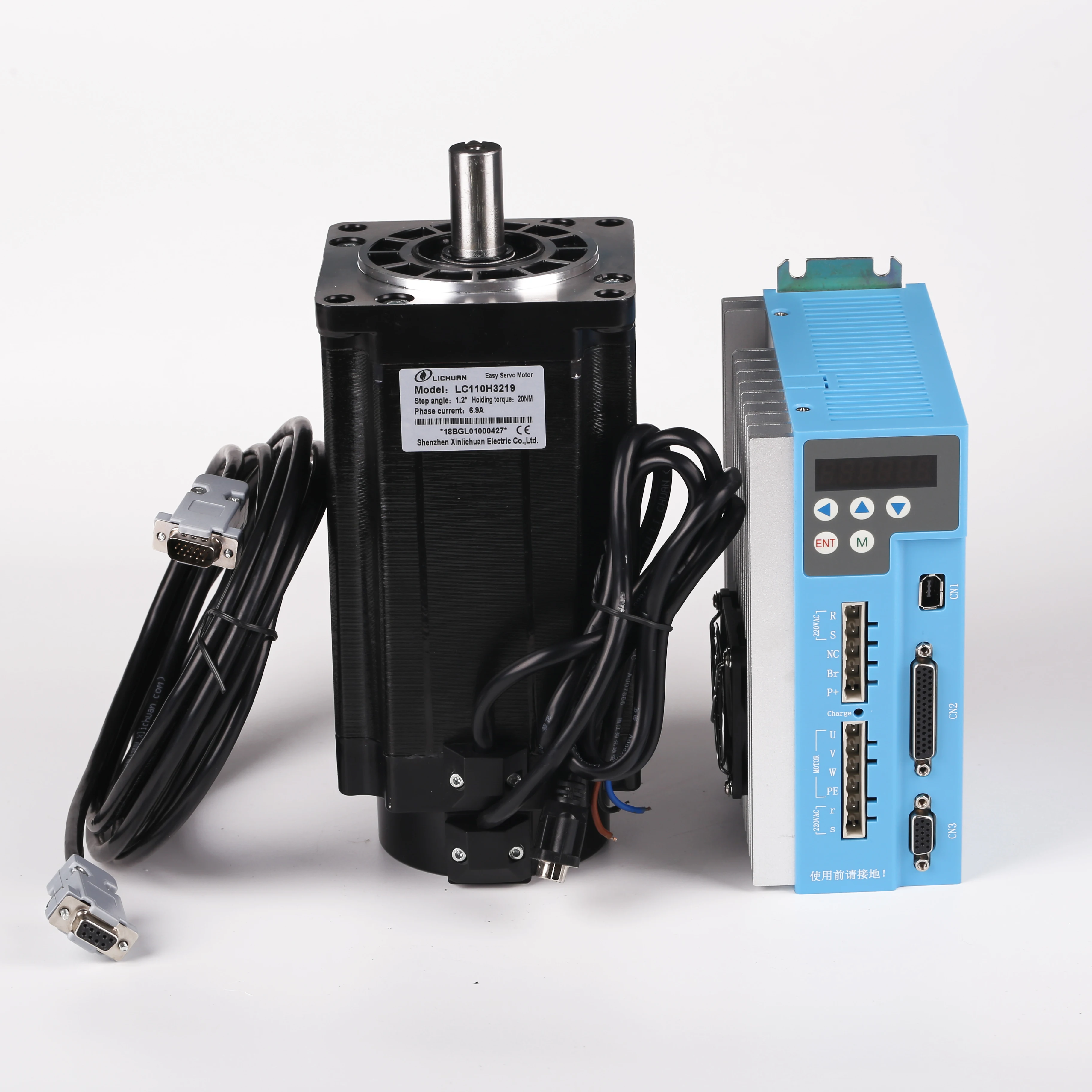 

closed loop Step motor kit for fan speed control for Lichuan LCDA2260H 3 Phase Nema42 step driver