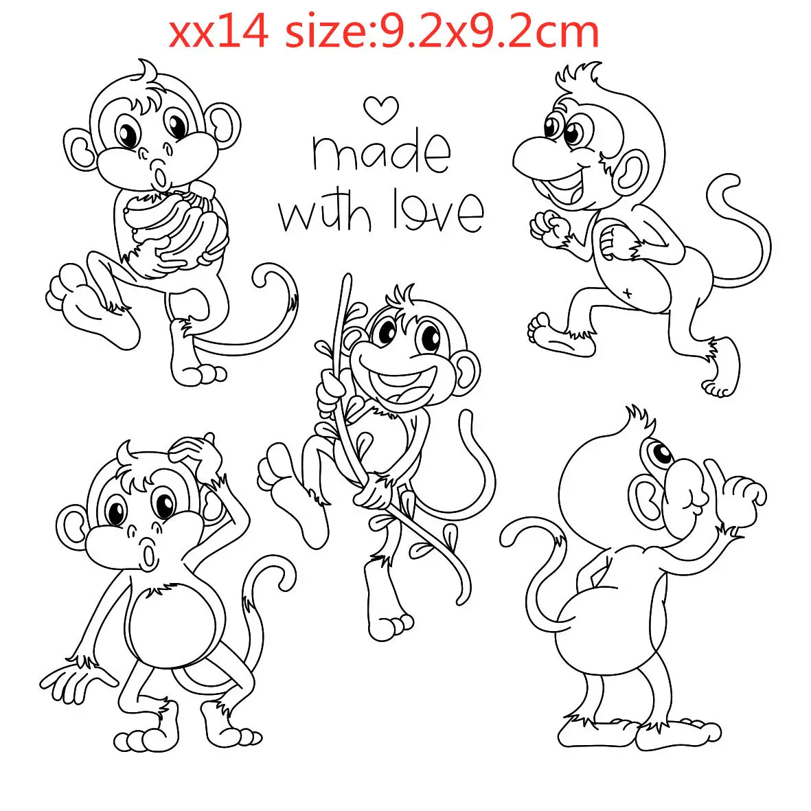 Марка с обезьяной из мультфильма шаблон штампа и zamak литье под давлением