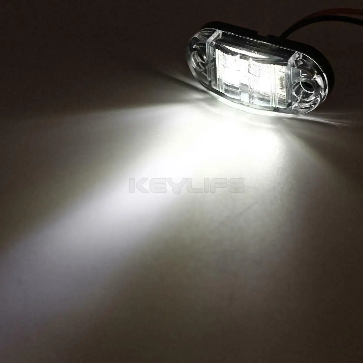 

4PCS Trailer Truck Ultra Bright LED Clearance Side Maker Light Water Resistant