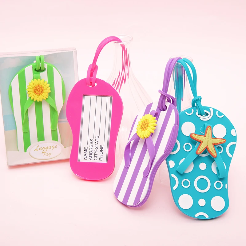 Прекрасный клипсы для воздушных шаров Форма шлепанцы дизайн Чемодан бирка