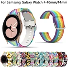 Силиконовый ремешок для Samsung Galaxy Watch 4, 40 мм, 44 мм, классический 42, 46 мм, 42 мм, Active 2, 40, 44 мм