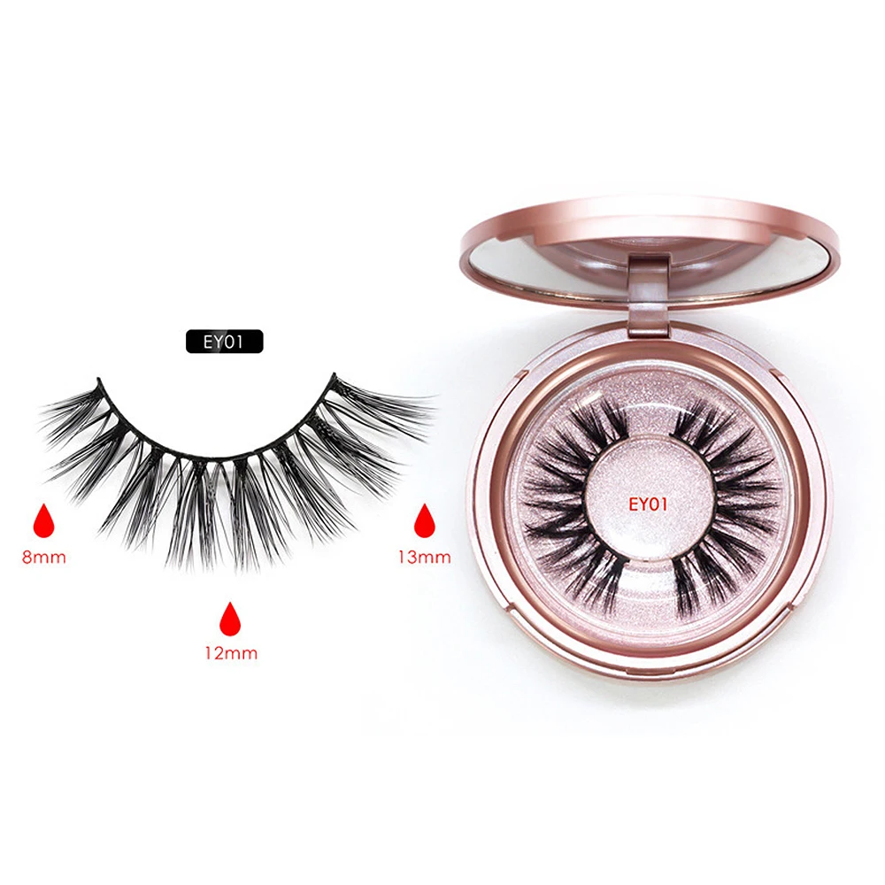 Магнитные накладные ресницы Пинцет Набор Длительное удлинение магнит жидкая