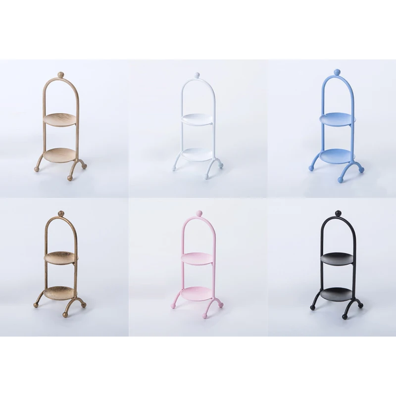 Железная подставка для десерта и кексов конфет с двухслойным держателем торта