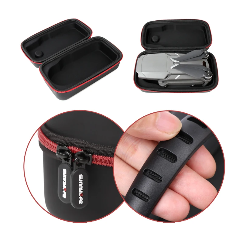 Portable PU Drone Bag waterproof Wear Resistant Storage Box Mini Carrying Case for Mavic 2 Pro/Zoom Body Remote Controller | Электроника