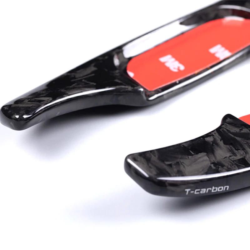 Удлинитель переключения передач рулевого колеса из углеродного волокна для Mazda 3