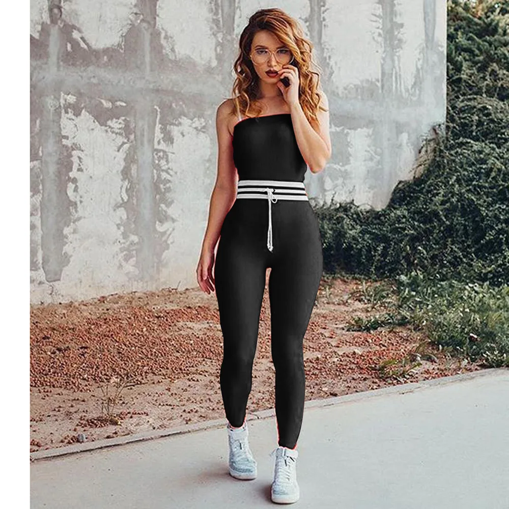 

Off Shoulder Sexy Long Pants Women Rompers Red Color Ladies Bodycon Jumpsuit Rompers D8039