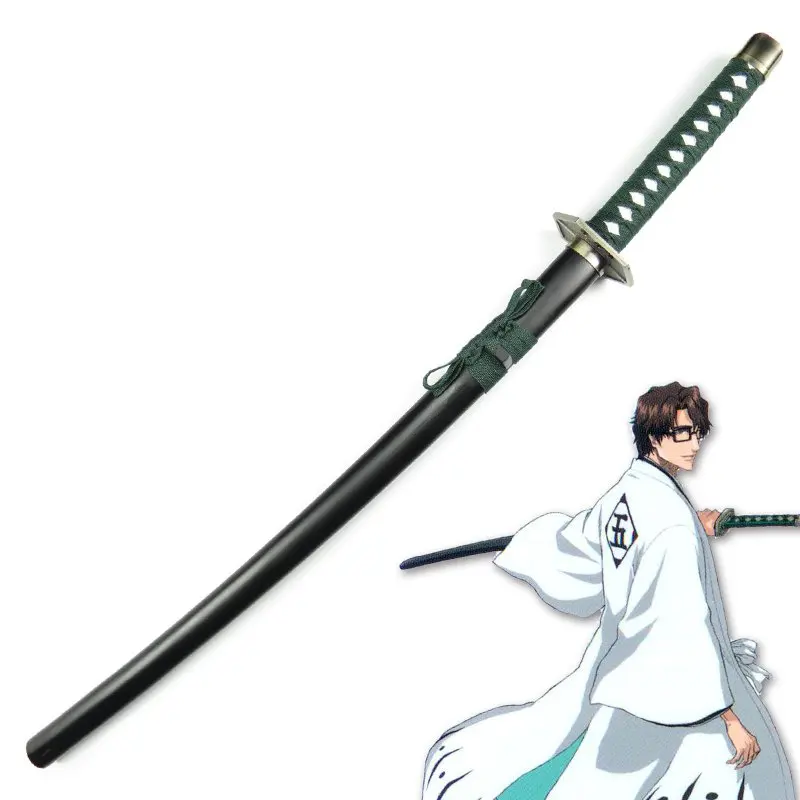 [Забавный] Косплей Аниме 100 см отбеливатель оружие Zanpakutou Aizen Sousuke Kyoukasuigetsu