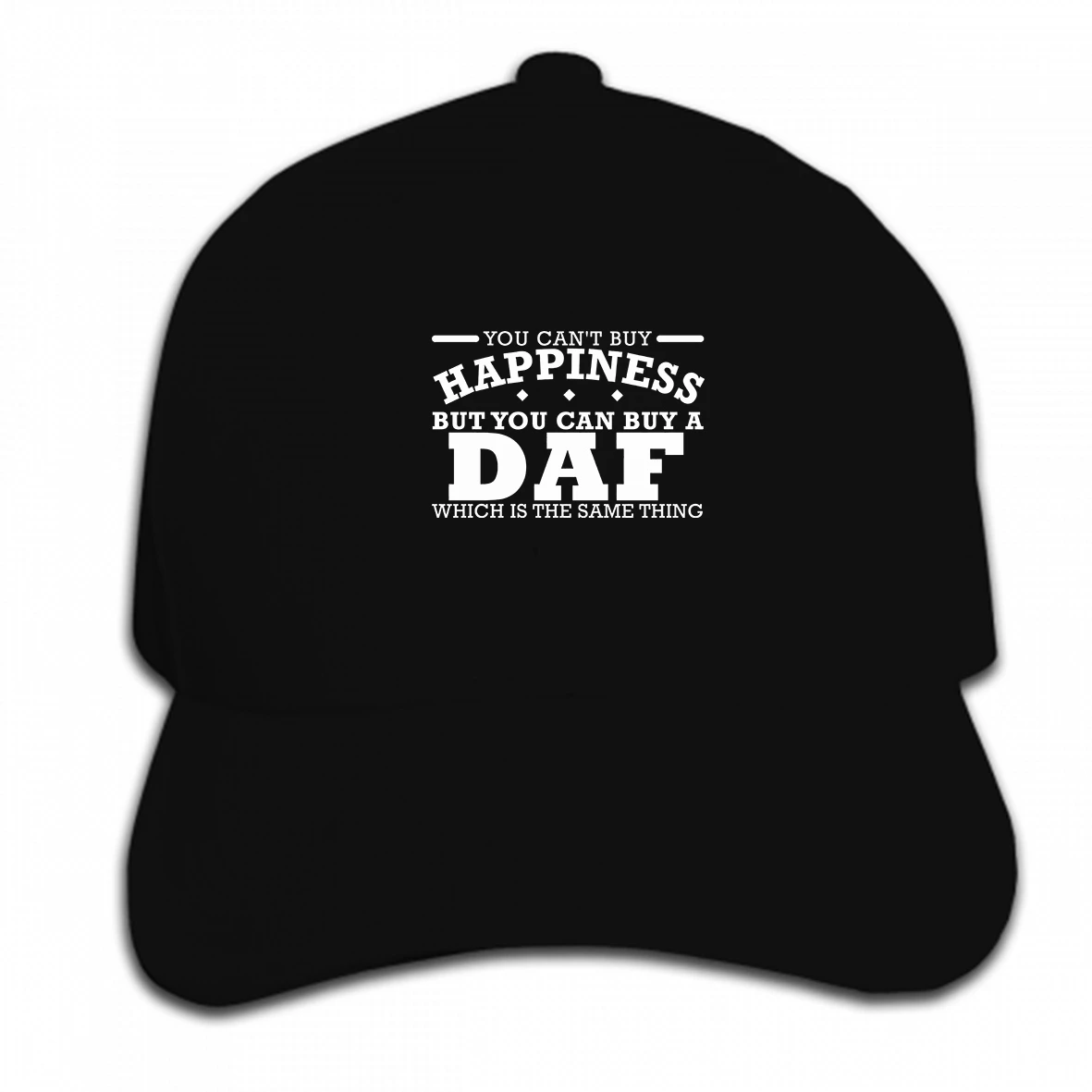 Print Custom Baseball Cap DAF Trucks You Cant Buy Happiness Hat Peaked cap | Аксессуары для одежды